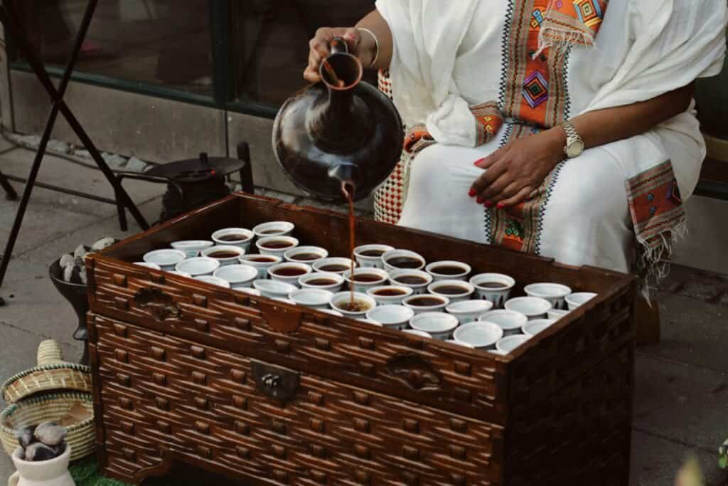 The history of coffee started in Ethiopia